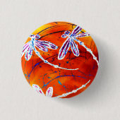 Outback Libelle Dans Ronde Button 3,2 Cm (Voorkant)