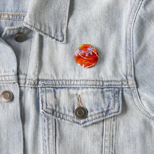 Outback Libelle Dans Ronde Button 3,2 Cm (In situ)