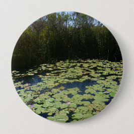 Outback Lily Pads Badge Ronde Button 4,0 Cm