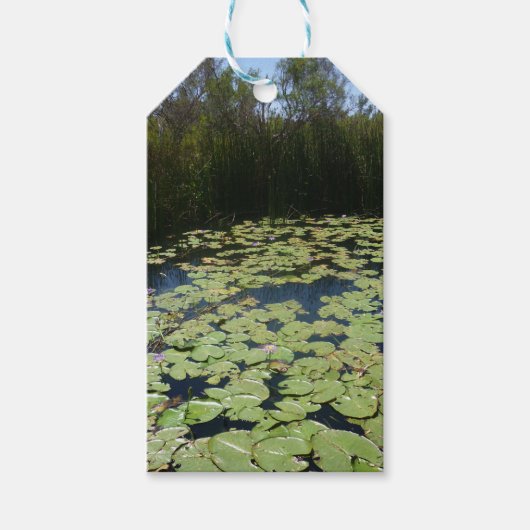 Outback Lily Pads Cadeau Labels Cadeaulabel (Voorkant)