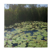Outback Lily Pads keramische Tegel Tegeltje (Voorkant)