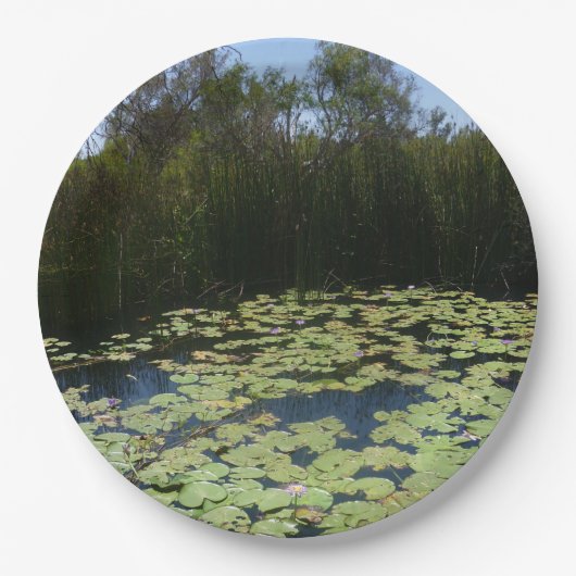 Outback Lily Pads Papieren Bordje (Voorkant)