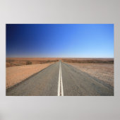 Outback Road, Australië - Poster, landschap Poster (Voorkant)