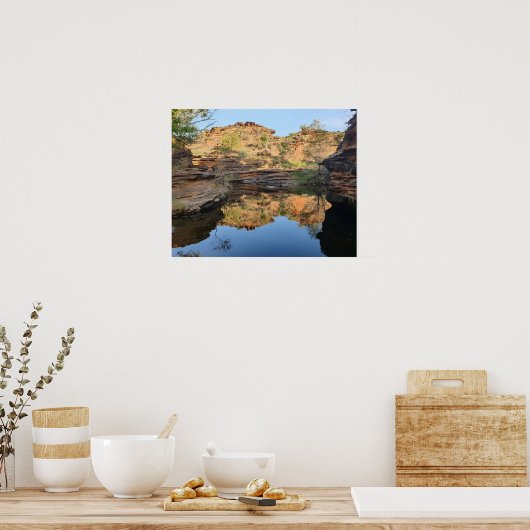 Outback Rock Pool Poster (Keuken)