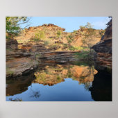 Outback Rock Pool Poster (Voorkant)