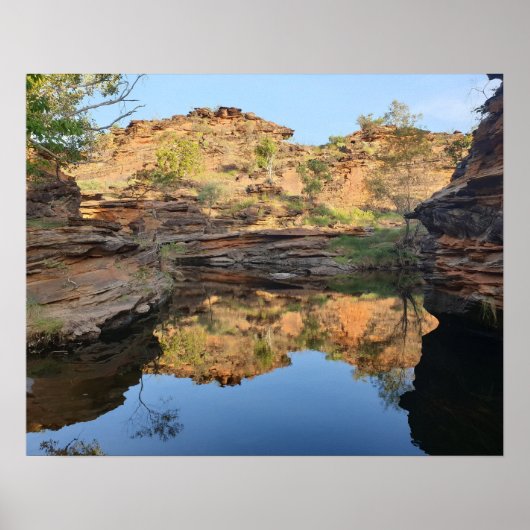 Outback Rock Pool Poster (Voorkant)