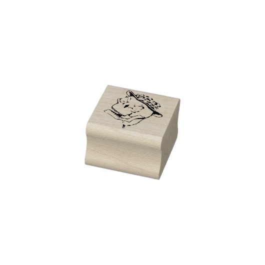 Outback schedel illustratie kunst stempel (Stempel)