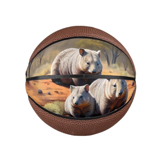 Outback Trio: Wombat Wanderers, Basketbal (Voorkant)