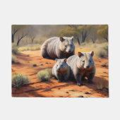 Outback Trio: Wombat Wanderers, Deurmat (Voorkant)