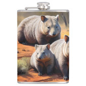 Outback Trio: Wombat Wanderers, Heupfles (Voorkant)