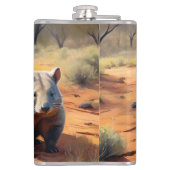 Outback Trio: Wombat Wanderers, Heupfles (Achterkant)