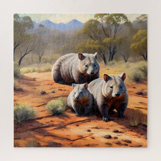 Outback Trio: Wombat Wanderers, Legpuzzel (Verticaal)