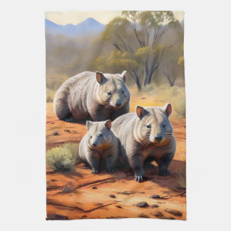 Outback Trio: Wombat Wanderers, Theedoek