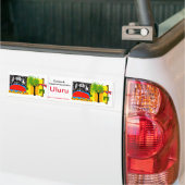 Outback- Uluru - Australische woestijn - Bumpersti Bumpersticker (Op Truck)