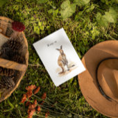 Outback Wanderer: Waterverf Kangaroo custom Briefkaart