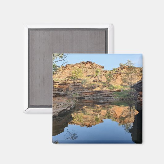 Outback-zwembad Magneet (Voorkant / Achterkant)