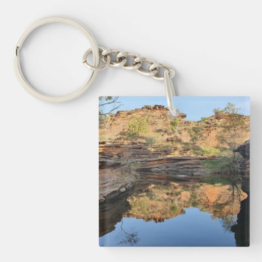 Outback-zwembad Sleutelhanger (Voorkant)