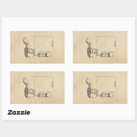 Outcault "Ex Libris" Bookplate Sticker (Vel)