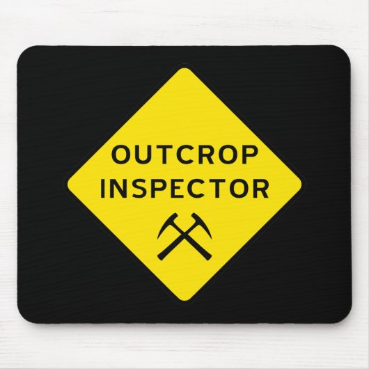Outcrop Inspector Mousepad Muismat (Voorkant)