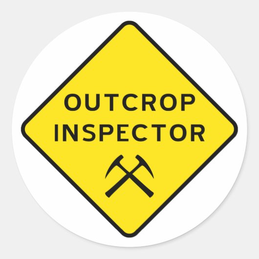 Outcrop Inspector Sticker (Voorkant)
