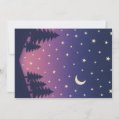 Outdoor Achtertuin Film Nacht Verjaardag Foto Kaart (Achterkant)