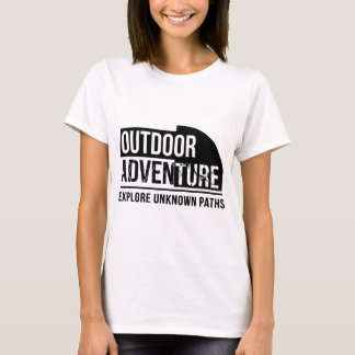 Outdoor Adventure – Explore Unknown Paths Motivati T-shirt
