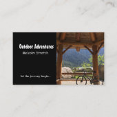 Outdoor Adventure Guide Visitekaartje (Voorkant)