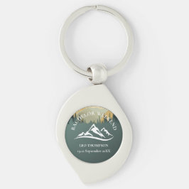 Outdoor Adventure Mountain Bachelor Weekend Sleutelhanger