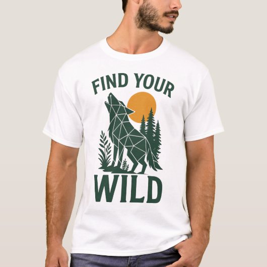 Outdoor Adventure Nature Design T-shirt (Voorkant)