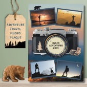 Outdoor Adventure Travel Herinneringen Foto Plaque Fotoplaat