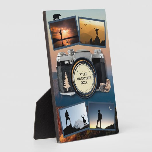 Outdoor Adventure Travel Herinneringen Foto Plaque Fotoplaat (Zijkant)