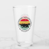 Outdoor Adventures Wisconsin Glas (Achterkant)
