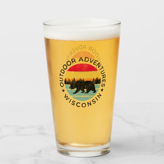 Outdoor Avonturen Wisconsin Glas (Voorkant gevuld)