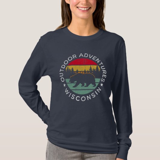 Outdoor Avonturen Wisconsin T-shirt (Voorkant)