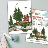 Outdoor Avontuur 2 Verjaardagsfeest Kaart