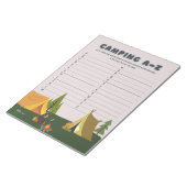 Outdoor Avontuur Kamperen A–Z Verkenner Spel Notitieblok (Schuin)