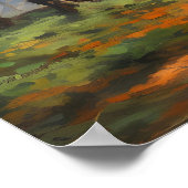 Outdoor avontuur met een impressionistisch bos poster (Hoek)