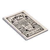 Outdoor avontuur regels notitieboek (Rechterzijde)