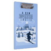 Outdoor Avontuur snowboarden Winter Klembord (Rechts)