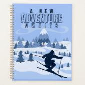 Outdoor Avontuur snowboarden Winter Planner (Voorkant)