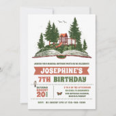 Outdoor Avontuur Verjaardagsfeest Kaart (Voorkant)