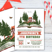 Outdoor Avontuur Verjaardagsfeest Kaart