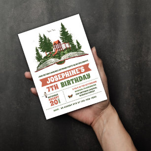 Outdoor Avontuur Verjaardagsfeest Kaart