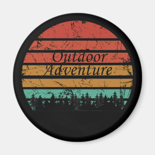 Outdoor avontuur wandelliefhebber magneet