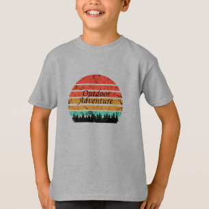 Outdoor avontuur wandelliefhebber t-shirt