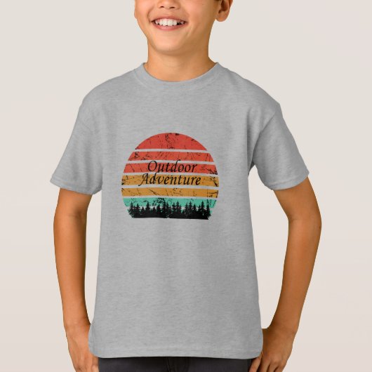 Outdoor avontuur wandelliefhebber t-shirt (Voorkant)