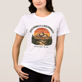 Outdoor Avontuur Wandelshirt Zomer Vakantie T-shir Tri-Blend Shirt