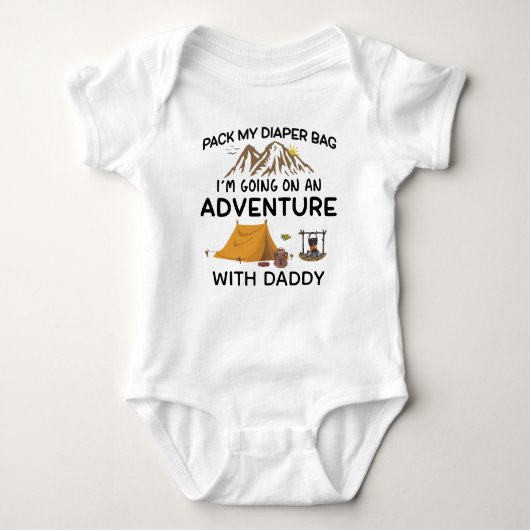 Outdoor Baby Adventure | Avontuur met papa Romper (Voorkant)