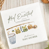 Outdoor Baby shower Gevist thema servetten