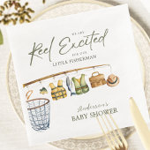 Outdoor Baby shower Gevist thema servetten